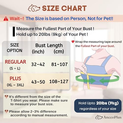 Small Dog Sling Carrier, Hands-Free, Heather Gray, Plus | Patented Front Carrier Reduces Back and Neck Strain; Adjustable, Soft Cotton, 3D Air Mesh for Puppies & Cats up to 20 lb - color: Light Heather Gray, size: Plus