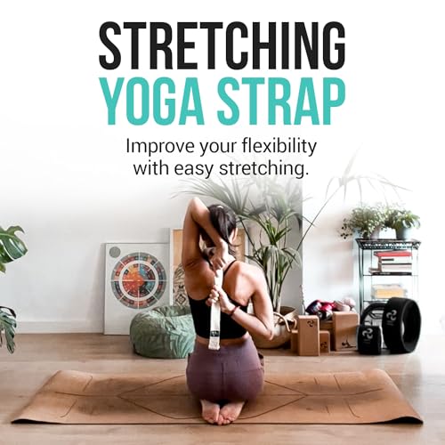 Yoga Wheel Set - Extra Wide Jumbo Wheel & Mini Massage Wheel | Stretching Strap with Starter Guide - Deep Stretches Plus Targeted Muscle Relief - Relieve Back Pain & Improve Mobility - style: Wide + Small + Strap
