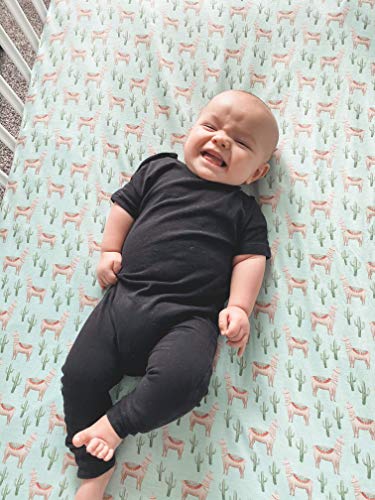 Premium Fitted Knit Crib Sheet/Toddler Sheet Cusco by Copper Pearl - color: Cusco