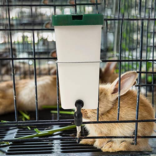 Fenteer Automatic Drinker Water Feeder Dispenser Small Pet Drinking Bowl Detachable for Rabbit Hamster Bunny Chick, 1L