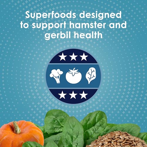 Kaytee Forti-Diet Pro Health Nourish+Protect Hamster and Gerbil Food, Comprehensive Nutrition Backed by Science, Digestive Health, Immune Support, 8 Pounds - size: 8 Pound (Pack of 1)