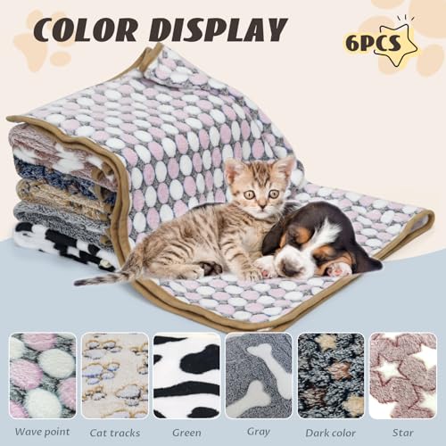 YedsIntu 6 Pcs Washable Guinea Pig Blankets Absorbent Small Animal Fleece Bedding Cage Liners Reusable Pet Pee Pad Sleep Mat Pad Cover for Hamster Ferret Rabbit Chinchilla Hedgehog (24" x 47") - color: 6 Black Bulk, size: 24" x 47"