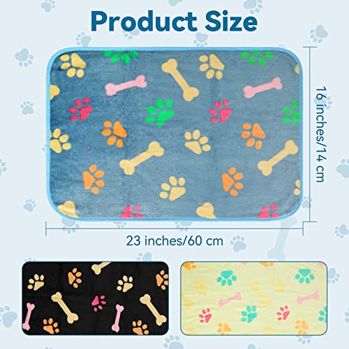 YUEPET 6Pcs Waterproof Guinea Pig Blankets Washable Small Animal Fleece Cage Liners Pet Soft Sleep Mat Pad Cover Warm Flannel Throw for Hamster Guinea Pig Rabbit Chinchilla Hedgehog Ferret