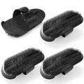 LemonRoad 4 Pcs Livestock Massage Brush, Large Plastic Horse Scratcher Grooming Brush Set Multifunctional Wet Dry Usage for Bathing Massage Hair Cleaning for Cow Cattle Sheep Horses Pigs
