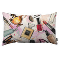 HOSNYE Cosmetics and Perfumes Throw Pillow Cover Women's Fashion Party Linen Fabric for Couch Bed Sofa Car Waist Cushion Cover 12 x 20 inch Pillow Case - color: Throwpillowcoversa140, size: 20" x 12" (Pack of 1)