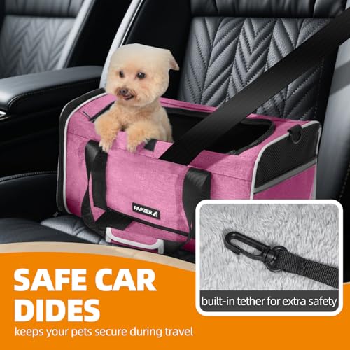 Cat Carrier for Travel, Soft-Sided, Top Loading, Privacy Curtain, to 20 lbs | Medium Pet Carry Bag Anxiety Cat, Vet Visits Car Transport, Luggage Sleeve Suitcase Attachable Small Puppy Crate Kennel Pink - color: Pink