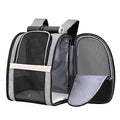Texsens Innovative Traveler Bubble Backpack Pet Carriers for Cats and Dogs - color: Upgraded-Black