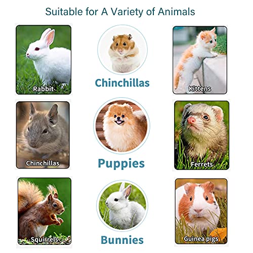 Pet Dog Cat Hanging Automatic Feeders Drinking Bowls, Auto Gravity Rabbits Feeder Water Set, Cage Pet Feeding Bowls Dispenser for Cats Dogs Puppy, Rabbit Hamsters Chinchilla Hedgehog (Pink-Water) - color: Pink-water