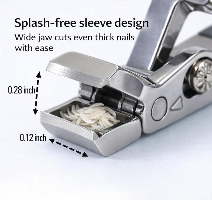 Silky Clipper 45 Nail Clipper Toenail Specific Design, Effortless Grooming, No Bending Required, Engineered in Japan