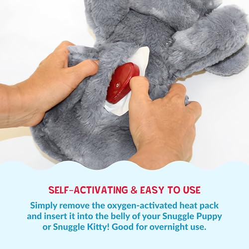 Snuggle Puppy Replacement Heat Packs for Junior (7 Count) - Disposable Pet Comfort Warmers for Puppy Anxiety Relief - Odorless, Non-Toxic, All Natural - Fits Smaller Junior Size - size: 7-Pack