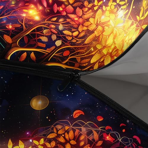 AILONEN Mermaid Scales Print Camping Sleeping Bag,Lightweight & Waterproof,3 Season Warm & Cool Weather,Portable Bags for Girls Women Travelling,Outdoors - color: S115