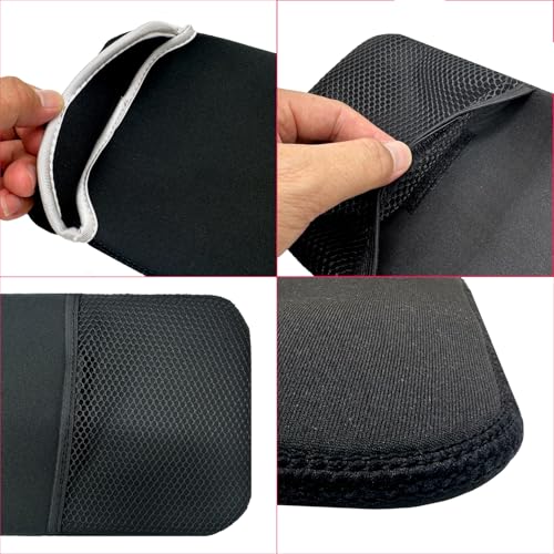 Wanty Black Color Neoprene Dust-Proof Cover Carry Bag Sleeve Protectors Compatible with Logitech MK270 / MK235 / MK295 / MK540 Wireless Keyboard and Mouse Combo