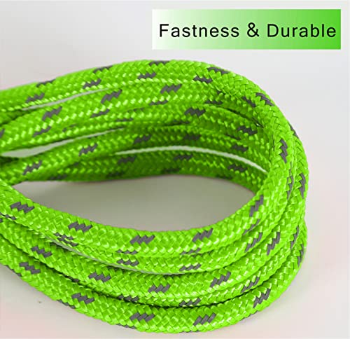 Reflective Cat Leash -50FT Cat Cable Out Escape Proof Walking Leads Yard Long Durable Safe Leash Traning Play Outdoor for Puppies/Kittens/Small Animals(Green) - color: Green, size: 50FT