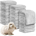 Moukeren 20Pcs Guinea Pig Fleece Bedding Blankets Bulk Washable Small Animal Fleece Cage Liners Pet Wash Cloth Sleeping Mat Cover for Hamster Chinchilla Rabbit Hedgehog(Light Gray, 14 x 30 Inch) - color: Light Gray, size: 14 x 30 Inch, style: Modern