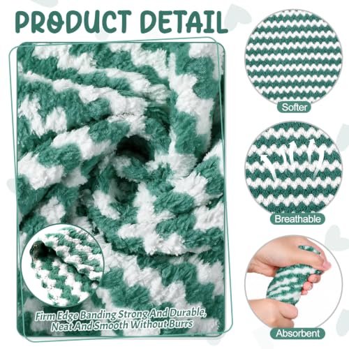 Moukeren 20 Pcs Guinea Pig Fleece Bedding Blankets Bulk Washable Small Animal Fleece Cage Liners Pet Sleeping Mat Cover for Hamster Chinchilla Rabbit Hedgehog(12 x 12 Inch,Modern,Dark Green) - color: Dark Green, size: 12 x 12 Inch, style: Modern