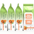 TropiClean All Purpose Dog Cleaning Wipes, Papaya Scent, 100ct, 4 Pack