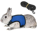 PETTOM Bunny Rabbit Harness with Stretchy Leash Cute Adjustable Buckle Breathable Mesh Vest for Kitten Small Pets Walking (Blue,XS) - color: Blue, size: XS(Chest:7.87-10.6 in)