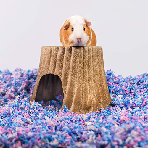 PETSPICK Uber Soft Paper Pet Bedding for Small Animals, Confetti, 36L - color: Confetti, size: 36L