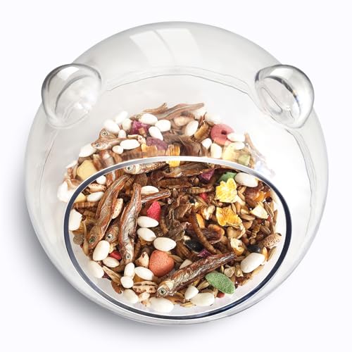 Hamster Bathtub,Hamster Bathroom,Sand Bath Container,Hamster Toilet and Sandbox Dust Bathtub,Hamster Bed,Sand Bath Box for Hamster Cage Accessories (S 4.4x4.4x3.5 inch) - size: S 4.4x4.4x3.5 inch