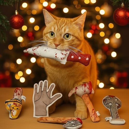 5PC Catnip Funny Cat Toys, [100% Organic Catnip Filled] Knife-Shaped Crinkly Sound Toys for Indoor Kitten Cat Nip Kitty Chew Toy - color: Catnip Toys