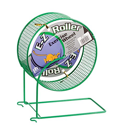 Prevue Pet Products SPV90012 Wire Mesh Hamster Wheel Toy for Small Animals, 6-Inch, Colors Vary