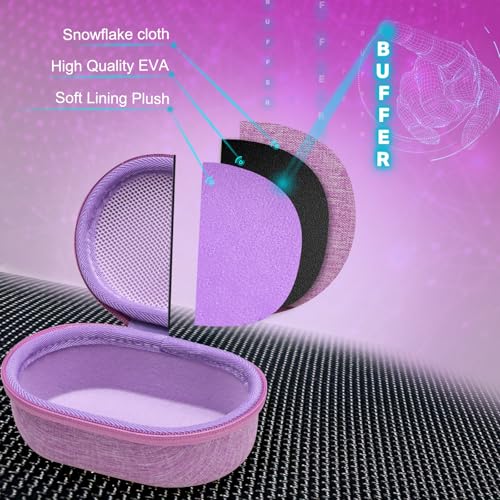 XANAD Mouse Case for Logitech/Razer/Apple/HP Mouses,for Logitech G502 / G305 / G502 Hero / G502 X Plus / G502 X/G PRO/G PRO X or Razer Deathadder V2 X / V2 Pro / V3 & Viper V2 Pro / V3 Mouse(Purple) - color: Purple