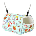 Zerodis Hanging Hammock - Soft Cotton Hamster Bed for Small Pets: Guinea Pigs & Hamsters - size: 17*15