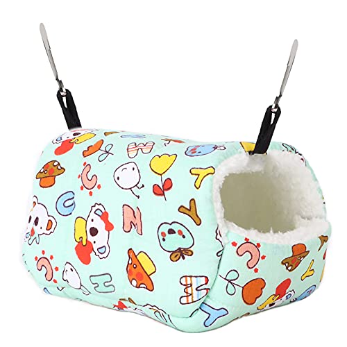 Zerodis Hanging Hammock - Soft Cotton Hamster Bed for Small Pets: Guinea Pigs & Hamsters - size: 17*15