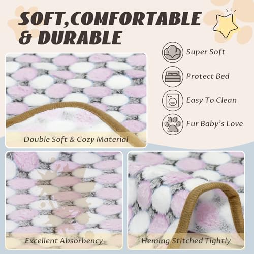 YedsIntu 6 Pcs Washable Guinea Pig Blankets Absorbent Small Animal Fleece Bedding Cage Liners Reusable Pet Pee Pad Sleep Mat Pad Cover for Hamster Ferret Rabbit Chinchilla Hedgehog (24" x 47") - color: 6 Black Bulk, size: 24" x 47"