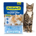 PetSafe ScoopFree Odor Control Crystal Cat Litter, Fresh Scent, 8 Lb Bag | 5x Faster Odor Control than Clumping Clay Litter, 99% Dust-Free, Low Tracking Crystals, Compatible with Any Cat Litter Box - size: 1-Pack (8 lb Bag)