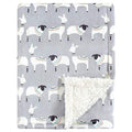 Hudson Baby Unisex Baby Plush Mink and Sherpa Blanket, Aztec Llama, One Size - color: Aztec Llama, size: One Size
