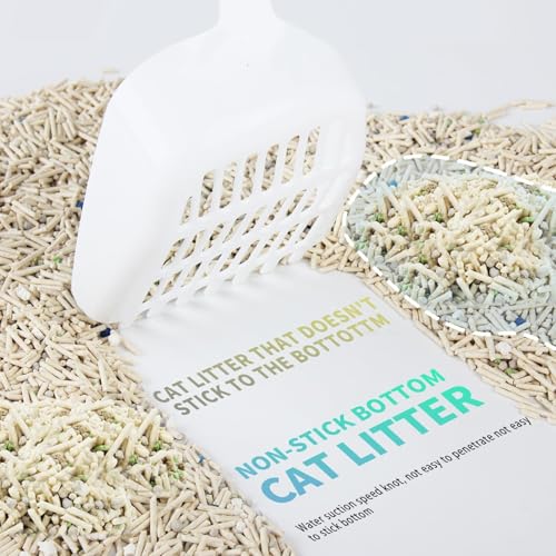 All For Paws Tofu Cat Litter, Low Tracking 2mm Small Particles, 55N Hardness, 24/7 Odor Lock 5-in-1 Deodorizing Blend, Fast Strong Clumping, Natural Plant Fiber, Safe for Cats, 12.3LBS(2 Pack)