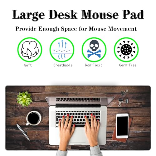 Gaming Mousepad Computer Desk Pad, Computer Desk Mats XXL Mouse Pad, Pc Gaming Mat Waterproof Non-Slip Rubber Base, 35.4" X 15.7" for Work/Game/Office, Pink and blue Board - color: Pink,blue