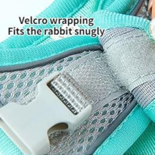 Pet Harness,Rabbit Harness and Leash Set, Breathable Pet Vest, Reflective Strips Jacket for Small Kitten, Puppy, Rabbit (Yellow,M) - color: Yellow, size: M