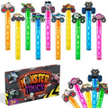 WHALEISLAND Truck Party Favors,20 Pcs Bubble Wands for Kids,Car Bubble Wand for Truck Birthday Party Supplies Decorations,Classroom Prizes Goodie Bag Stuffers Gift - style: TRUCK