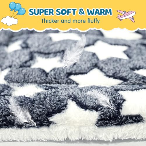 2 Pack Bunny Rabbit Bed - 10 x 13 Inch Upgraded-Thickness Pee Pads Bedding | Washable Bunny Rabbit Pee Pad with Absorbent Surface Helps Keep Cages Dry, Reusable Bedding for Rest Areas (Gray & Pink, M) - color: Gray + Pink, size: 10" X 13" - 2 Pack
