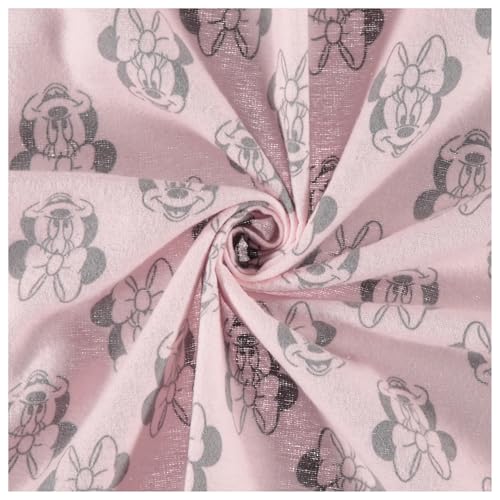 Disney Baby 4-Pack Receiving Blankets — 100% Cotton Flannel, 28" x 28" — Available in Mickey, Minnie, Pooh, Stitch or Angel — Soft Swaddle, Burp & Stroller Blankets — Gift-Ready with Ribbon Bow - color: Minnie Mouse Bows