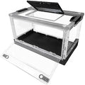 Hamster breeding House Reptile breeding Cages with Wheels (Big Size) - size: 21.3"L x 12.4"W x 12.2"H