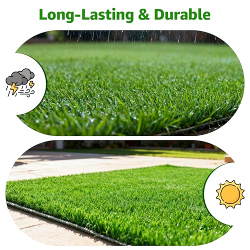 Artificial Grass Outdoor, 31.5x47.3" Grass Pad for Dogs Potty Training | Pet Friendly, with Drainage Holes, Easy to Clean, Fake Grass Mat, Replacement Turf Rug for Patio Balcony Lawn Apartment Decor - size: 47.3x31.5 inch