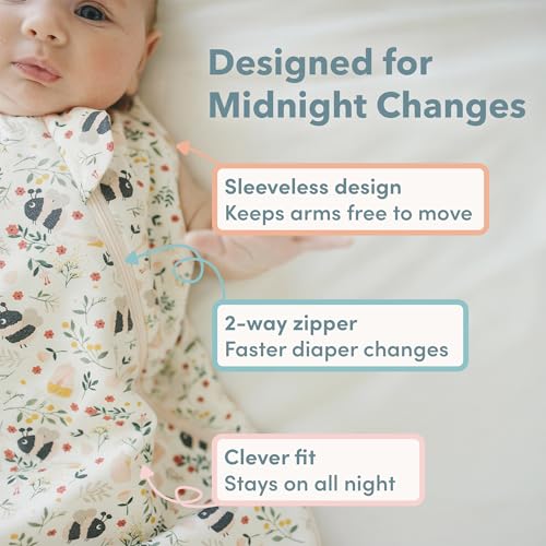 Loulou Lollipop Lightweight Muslin Wearable Baby Blanket Sleeping Bag, Unisex Infant Toddler, 0.5 TOG, 2-Way Zipper Sleepsack - color: Ice Hockey, size: 6-18 Months