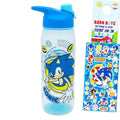 Sonic The Hedgehog Water Bottle Bundle - Video Game School Supplies Set with 20 Oz Drinking Cup, Stickers, More | Sonic Water Bottle for Kids, Boys, Girls