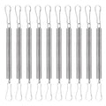 10Pcs Extension Spring with 2 Clips, Spring Clips for Rabbit Water Bottles, Wire Cage Clip for Small Pet Water Bottle