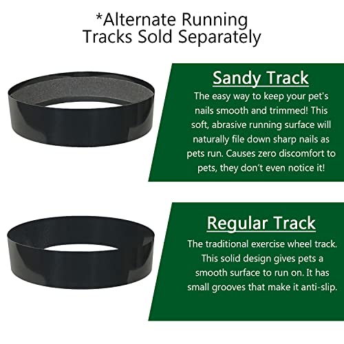 Silent Runner Glow Wheel - 12" Regular - Exercise Wheel (Wheel No Stand + AutoClean Track) - size: Wheel No Stand + Autoclean Track