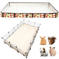 Guinea Pig Cage Liner，Washable Waterproof Oxford Cloth Cage Liners for Small Animals,Hamster Chinchilla Hedgehog Rabbit and Other Small Animals Not Include Cage(36x60 inches) - size: C&C 3x5(36x60 inches)