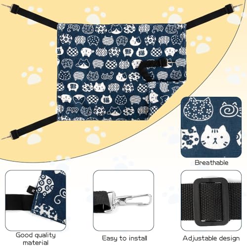 Ferret Cage Kitten Bed Cat Hammock Ferret Hammock Guinea Pig Hammock Rat Hammock Ferret Bed Chinchilla Hammock Hamster Hammock Small Animal Hammock Ferret Bed Cat Swing Kitten Accessories Kitten Cage - color: Blue, size: Small