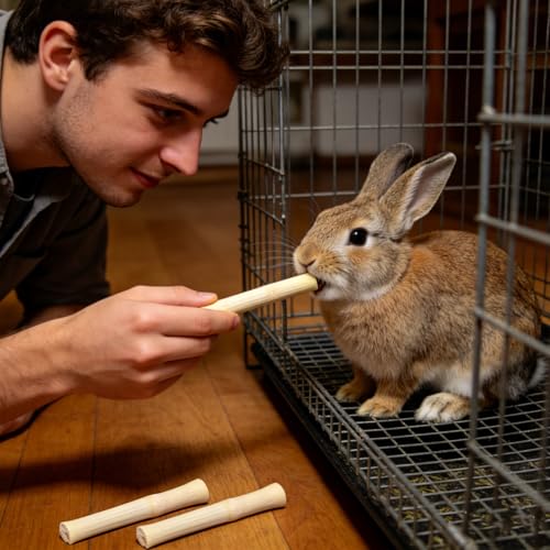 300g Sweet Bamboo Chew Toy Natural Sweet Bamboo Animals | Molar Chew Sticks Toys for Small Pets, Snacks Bamboo Sticks Treats for Chinchillas Hamsters Squirrels Degus - size: 300g