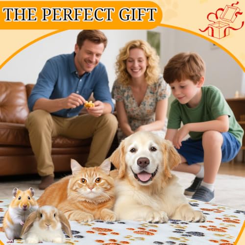 4 Pcs Washable Guinea Pig Bedding Absorbent Small Animal Cage Liners Reusable Guinea Pig Fleece Blankets Waterproof Pet Pee Pad Sleep Mat Pad Cover for Rabbit Ferret Chinchilla Hamster (24 x 35 Inch) - color: 4PCS 24 x 35 Inch