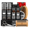 Beard Kit for Men Grooming & Care: Christmas Stocking Stuffers Valentines Fathers Birthday Gifts for Men, Husband, Dad, Boyfriend with Sandalwood Beard Oils and Balm, Wash & Conditioner, Brush, Comb