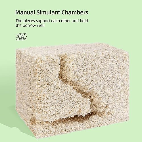 Niteangel Aspen Shaving Hamster Bedding: 30L Absorb Odors & No Dust | Respiratory-Friendly & Encourage Digging Instinct - DIY Tunnel System for Syrian Dwarf Hamster Gerbil Mice Rat or Small Pets - size: 30L - Mini