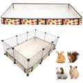 Guinea Pig Cage Liner，Washable Waterproof Oxford Cloth Cage Liners for Small Animals,Hamster Chinchilla Hedgehog Rabbit and Other Small Animals Not Include Cage(24x36 inches) - size: C&C 2x3(24x36 inches)